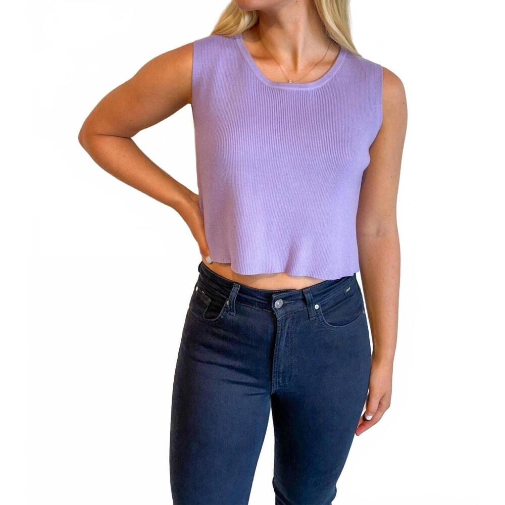 NEW CLOUD TEN all tied up top in purple